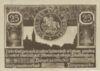 Банкнота 25 пфеннигов 1921 года, Нотгельд, Бюргель (Burgel), UNC купить на monitex.com.ua - 1 Банкнота 25 пфеннигов 1921 года, Нотгельд, Бюргель (Burgel), UNC