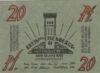 Банкнота 20 пфеннигов 1921 года, Нотгельд, Айзенберг (Eisenberg), UNC купить на monitex.com.ua - 1 Банкнота 20 пфеннигов 1921 года, Нотгельд, Айзенберг (Eisenberg), UNC