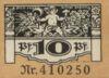 Банкнота 10 пфеннигов 1921 года, Нотгельд, Плауэн (Plauen), UNC купить на monitex.com.ua - 1 Банкнота 10 пфеннигов 1921 года, Нотгельд, Плауэн (Plauen), UNC
