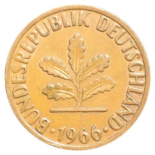 2 пфеніга 1950-1968 років, Бронза, ФРН, VF 2 пфеніга 1950-1968 років, Бронза, ФРН, VF