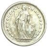 1/2 франка 1965 года. «В» Швейцария VF купить на monitex.com.ua - 1 1/2 франка 1965 года. «В» Швейцария VF
