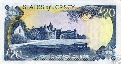 Банкнота 20 фунтів 2000 року, Джерсі, UNC Банкнота 20 фунтів 2000 року, Джерсі, UNC