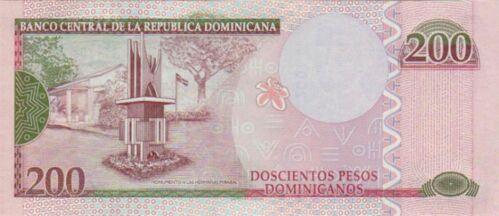 Банкнота 200 песо 2013 року, Домінікана, UNC Банкнота 200 песо 2013 року, Домінікана, UNC