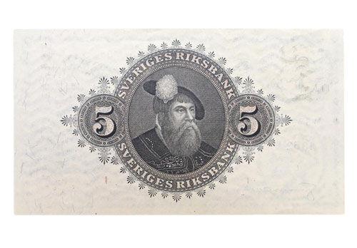 Банкнота 5 крон 1952 року, Швеція, UNC Банкнота 5 крон 1952 року, Швеція, UNC