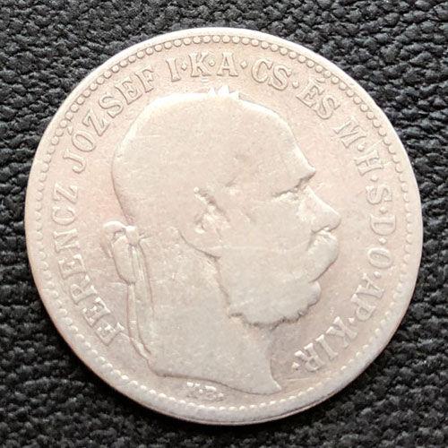 1 крона 1893 року, Франц Йосиф I, Угорщина VF 1 крона 1893 року, Франц Йосиф I, Угорщина VF