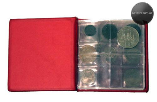 Кишеньковий альбом для монет 52 осередки мікс Кишеньковий альбом для монет 52 осередки мікс