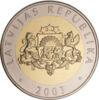 Памятная монета 2 лата 2003 год, Латвия, Корова купить на monitex.com.ua - 1 Памятная монета 2 лата 2003 год, Латвия, Корова