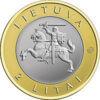 Пам'ятна монета 2 літа 2012 рік, Литва, Нерінга купити на monitex.com.ua - 1 Пам'ятна монета 2 літа 2012 рік, Литва, Нерінга