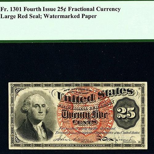 Банкнота 25 центів 1863 року, США Банкнота 25 центів 1863 року, США