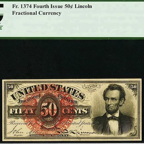 Банкнота 50 центів 1863 року, США Банкнота 50 центів 1863 року, США
