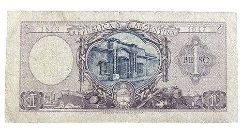 Банкнота 1 песо 1947 року, Аргентина, F Банкнота 1 песо 1947 року, Аргентина, F