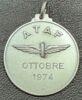 Серебряный жетон ATAF ottobre 1974, Италия купить на monitex.com.ua - 1 Серебряный жетон ATAF ottobre 1974, Италия