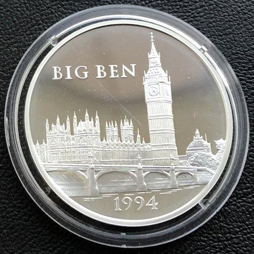 100 франків - 15 ЕКЮ 1994 року  «Біг-Бен (Лондон)» , Франція, Proof 100 франків - 15 ЕКЮ 1994 року  «Біг-Бен (Лондон)» , Франція, Proof