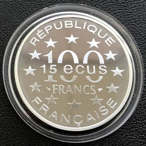 100 франків - 15 ЕКЮ 1994 року  «Біг-Бен (Лондон)» , Франція, Proof 100 франків - 15 ЕКЮ 1994 року  «Біг-Бен (Лондон)» , Франція, Proof