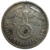 5 рейхсмарок 1939 года, «E», Гинденбург, Третий Рейх VF купить на monitex.com.ua - 1 5 рейхсмарок 1939 года, «E», Гинденбург, Третий Рейх VF