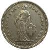 2 франка 1940 года. «В» Швейцария VF купить на monitex.com.ua - 1 2 франка 1940 года. «В» Швейцария VF