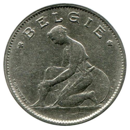 1 франк 1922-1935 року. BELGIË. Альберт I. Бельгія VF 1 франк 1922-1935 року. BELGIË. Альберт I. Бельгія VF