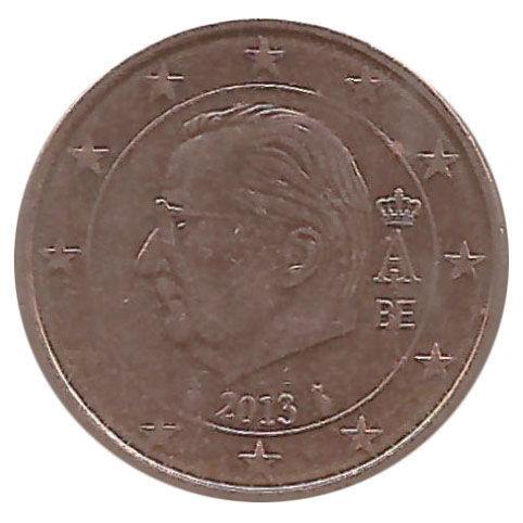 2 євроцента 2009-2013 року, Бельгія VF 2 євроцента 2009-2013 року, Бельгія VF