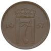 2 ере 1952-1957 року. Хокон VII. Норвегія. VF купити на monitex.com.ua - 1 2 ере 1952-1957 року. Хокон VII. Норвегія. VF