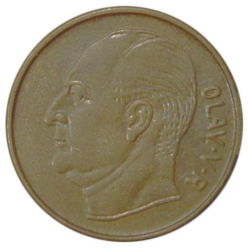 5 ере 1958-1973 року. Улаф V. Норвегія. VF 5 ере 1958-1973 року. Улаф V. Норвегія. VF