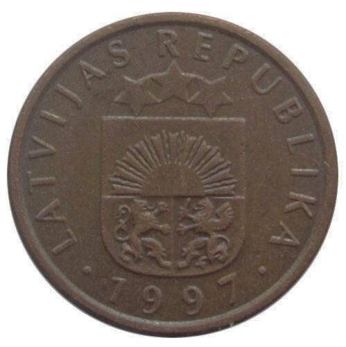 1 сантим 1992-2008 року, Латвія, VF 1 сантим 1992-2008 року, Латвія, VF