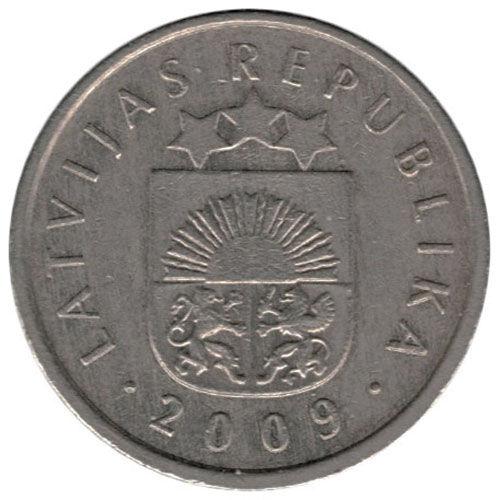 50 сантимів 1992-2009 року, Латвія, VF 50 сантимів 1992-2009 року, Латвія, VF