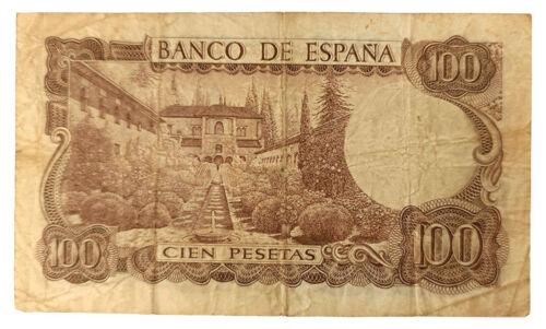 Банкнота 100 песета 1970, Італія, F Банкнота 100 песета 1970, Італія, F