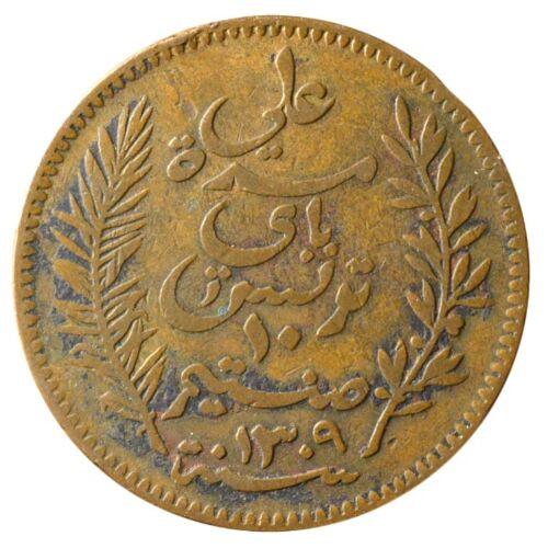 10 сантимів 1892 року. Туніс VF 10 сантимів 1892 року. Туніс VF