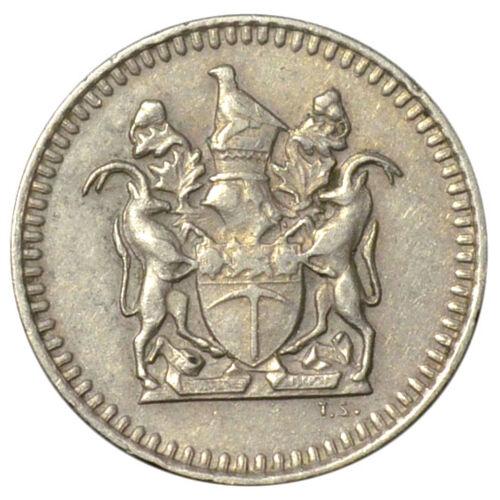 5 центів 1973 року. Родезія VF 5 центів 1973 року. Родезія VF