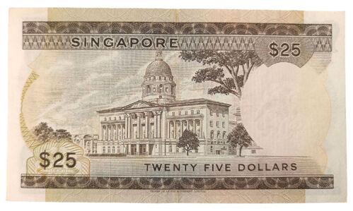 Банкнота 25 доларів 1972 рік, Сінгапур, XF+ Банкнота 25 доларів 1972 рік, Сінгапур, XF+