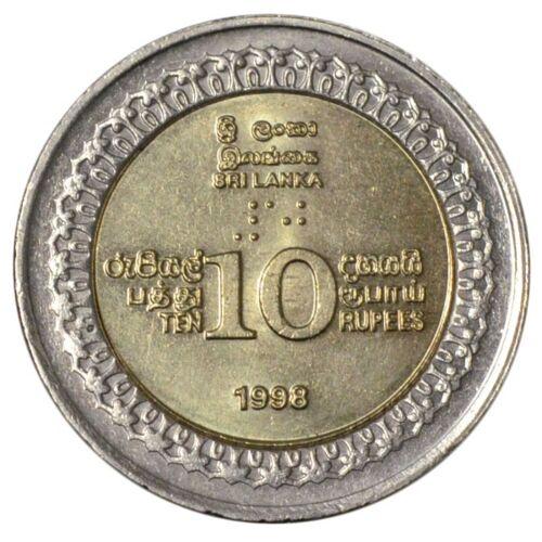 10 рупій 1998 року «50 років незалежності» Шрі-Ланка UNC 10 рупій 1998 року «50 років незалежності» Шрі-Ланка UNC