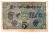 Банкнота 5 марок 1917 року, Німеччина, VF купити на monitex.com.ua - 1 Банкнота 5 марок 1917 року, Німеччина, VF