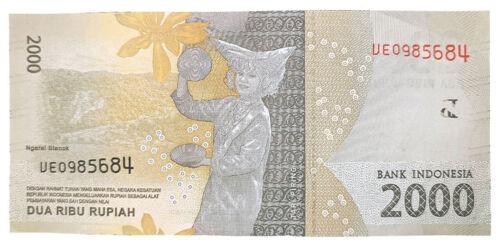 Банкнота 2000 рупій 2016 року, Індонезія, XF Банкнота 2000 рупій 2016 року, Індонезія, XF