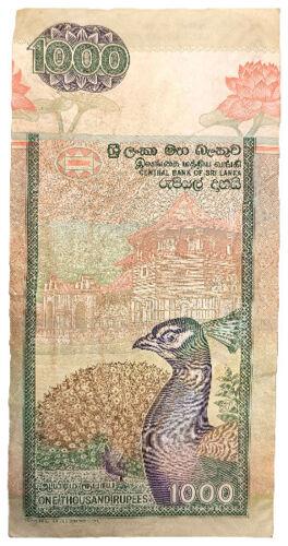 Банкнота 1000 рупій 2006 року, Шрі-Ланка, F Банкнота 1000 рупій 2006 року, Шрі-Ланка, F