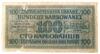 100 карбованців 1942 року. Окупація України, серія 2 цифри, F, №2 купити на monitex.com.ua - 1 100 карбованців 1942 року. Окупація України, серія 2 цифри, F, №2