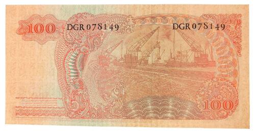 Банкнота 100 рупій 1968 року, Індонезія, UNC Банкнота 100 рупій 1968 року, Індонезія, UNC