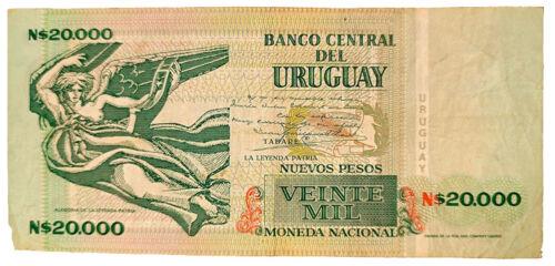 Банкнота 20000 песо 1991 року, Уругвай, VF Банкнота 20000 песо 1991 року, Уругвай, VF