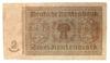 Банкнота 2 рейхсмарки 1940-1945 годов, Германия, F купить на monitex.com.ua - 1 Банкнота 2 рейхсмарки 1940-1945 годов, Германия, F