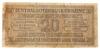 20 карбованців 1942 року. Окупація України, серія 2 цифри, F, №6 купить на monitex.com.ua - 1 20 карбованців 1942 року. Окупація України, серія 2 цифри, F, №6