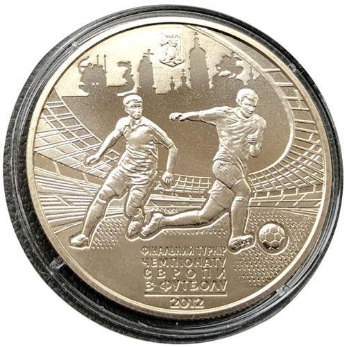 5 гривень 2011 рік Фінальний турнір чемпіонату Європи з футболу 2012. Місто Київ