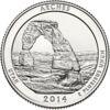 25 центів (квотер) 2014 рік D Національний парк Арчес купить на monitex.com.ua - 0 25 центів (квотер) 2014 рік D Національний парк Арчес
