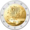 Пам'ятна монета 2 Євро 2016 рік, Андорра, 25-річчя підписання митної угоди з Євросоюзом купити на monitex.com.ua - 0 Пам'ятна монета 2 Євро 2016 рік, Андорра, 25-річчя підписання митної угоди з Євросоюзом