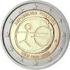 Памятная монета 2 евро 2009 год, Италия, 10 лет Экономическому и валютному союзу купить на monitex.com.ua - 0 Памятная монета 2 евро 2009 год, Италия, 10 лет Экономическому и валютному союзу