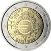 Памятная монета 2 евро 2012 год, Финляндия, 10 лет наличному обращению евро купить на monitex.com.ua - 0 Памятная монета 2 евро 2012 год, Финляндия, 10 лет наличному обращению евро