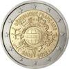 Памятная монета 2 евро 2012 год, Франция, 10 лет наличному обращению евро купить на monitex.com.ua - 0 Памятная монета 2 евро 2012 год, Франция, 10 лет наличному обращению евро