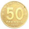 50 пфенігів 1949-1950 року, НДР, VF купити на monitex.com.ua - 0 50 пфенігів 1949-1950 року, НДР, VF