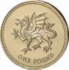 Пам'ятна монета 1 фунт 2000 року, Великобританія, Шотландський дракон, що представляє Уельс купити на monitex.com.ua - 0 Пам'ятна монета 1 фунт 2000 року, Великобританія, Шотландський дракон, що представляє Уельс