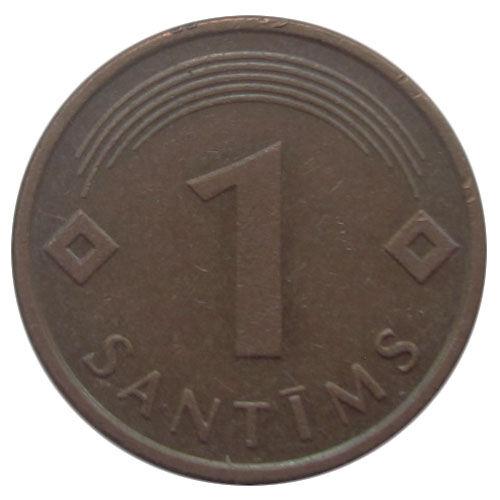 1 сантим 1992-2008 року, Латвія, VF