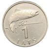 Пам'ятна монета 1 лат 1992-2008 року, Латвія, Лосось купити на monitex.com.ua - 0 Пам'ятна монета 1 лат 1992-2008 року, Латвія, Лосось
