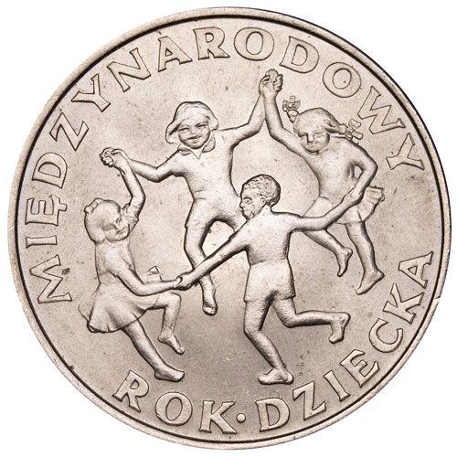 Пам'ятна монета 20 злотих 1979 рік, Польща, Міжнародний рік дитини